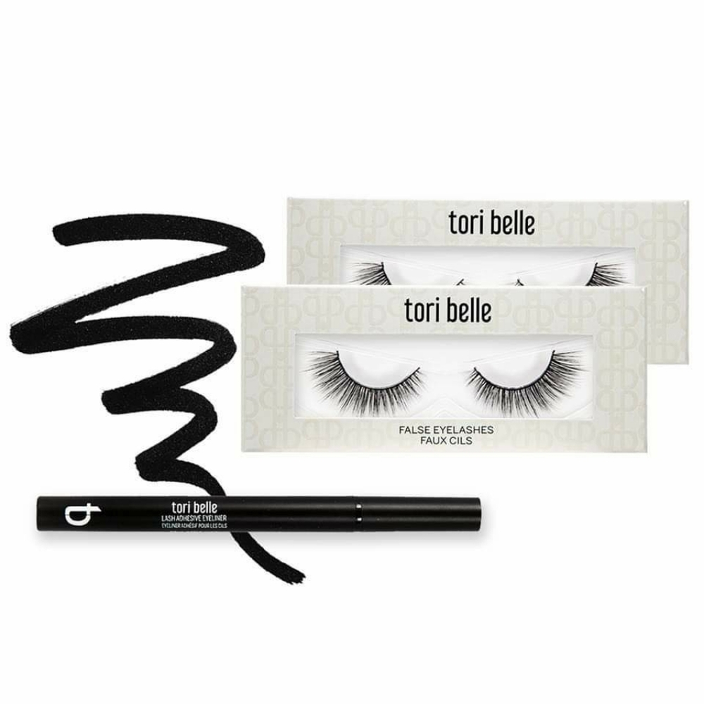 Adhesive Eyeliner Pen w/2 pairs of Adhesive Lashes